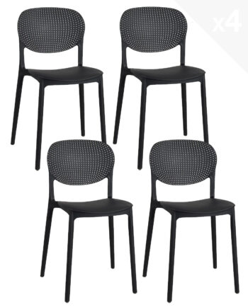 lot-4-chaises-empilables-cuisine-noir-plastique-pratique