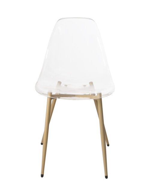 chaise-cuisine-design-transparente-lot-4-pieds-metal-kayelles chaise-cuisine-design-transparente-lot-4-pieds-metal-kayelles