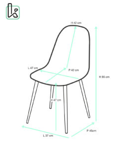 chaises-nova-transparente-tailles