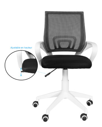 chaise-bureau-flag-e-fauteuil-bureau-ajustable-hauteur-blanc-noir-kayelles