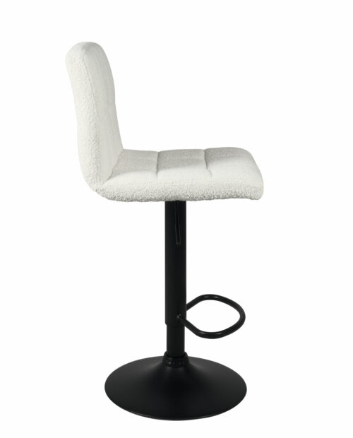 chaises-bar-hautes-confort-tissu-blanc-bouclettes-pied-noir chaises-bar-hautes-confort-tissu-blanc-bouclettes-pied-noir