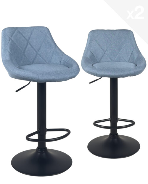 lot-2-tabourets-bar-matelasse-confort-tissu-bleu-pied-noir-kayelles