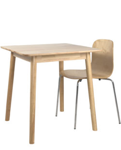 table-manger-chaises-cuisine-carre-75cm-bois-massif-hevea-naturel-table-cuisine-scandinave-design