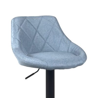 tabouret-assise-tissu-matelassee-bleu-pietement-noir-kayelles