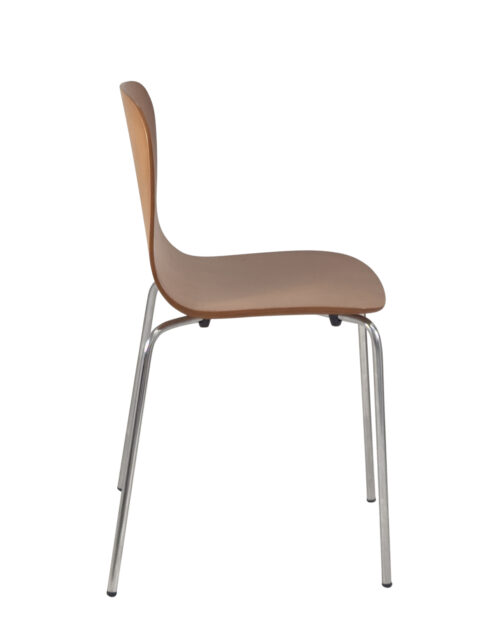 chaise-style-scandinave-bois-noyer-metal-lot-4 chaise-style-scandinave-bois-noyer-metal-lot-4