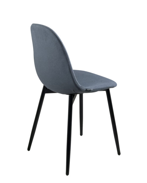 chaise-tissu-doux-bleu-fonce-pied-epoxy-metal-noir-salon-sejour-NOVA chaise-tissu-doux-bleu-fonce-pied-epoxy-metal-noir-salon-sejour-NOVA