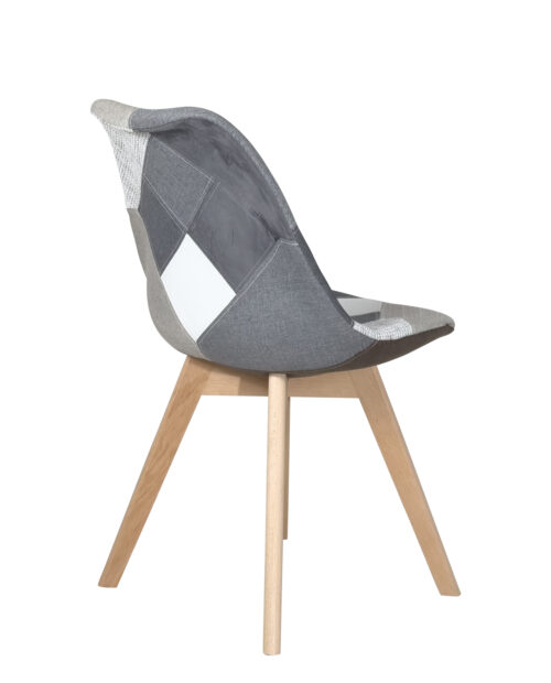 chaises-patchwork-gris-scandinaves-tulip-kayelles-lot-2-salle-manger-cuisine chaises-patchwork-gris-scandinaves-tulip-kayelles-lot-2-salle-manger-cuisine