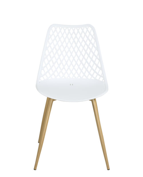 lot-2-chaises-scandinaves-design-blanc-pieds-metal-imitation-bois lot-2-chaises-scandinaves-design-blanc-pieds-metal-imitation-bois