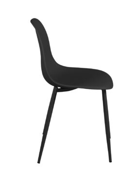 lot-4-chaises-cuisine-design-pas-cher-noir-plastique-metal-NOVA