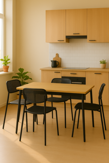 Lot-4-chaises-cuisine-empilables-AZA-noir