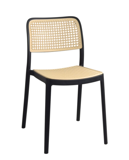 chaise-cuisine-empilable-pas-cher-noir-plastique-rotin-kayelles chaise-cuisine-empilable-pas-cher-noir-plastique-rotin-kayelles