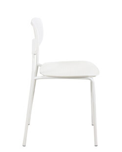 chaise-cuisine-empilables-blanches-plastique-metal-moderne-simple-AZA chaise-cuisine-empilables-blanches-plastique-metal-moderne-simple-AZA