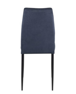 lot-4-chaises-salle-manger-cuisine-haut-dossier-tissu-doux-rayures-bleu-MILO lot-4-chaises-salle-manger-cuisine-haut-dossier-tissu-doux-rayures-bleu-MILO