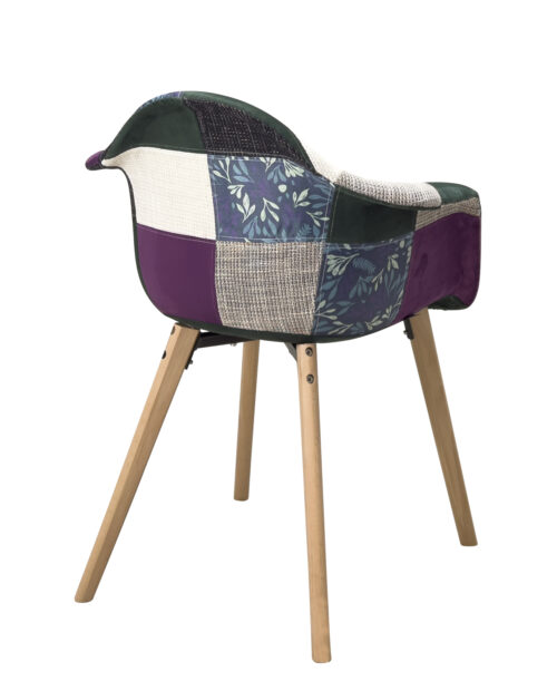 chaise-accoudoirs-patchwork-mediterraneen-cuisine-salle-a-manger-nora chaise-accoudoirs-patchwork-mediterraneen-cuisine-salle-a-manger-nora