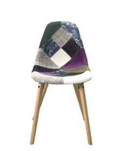 chaise-patchwork-mediterraneen-scandinave-bois-metal-nora