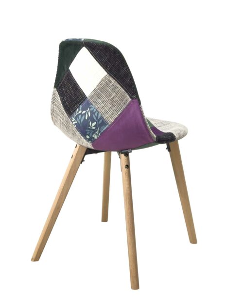 chaise-scandinave-patchwork-mediterraneen-cuisine-salle-a-manger-nora chaise-scandinave-patchwork-mediterraneen-cuisine-salle-a-manger-nora