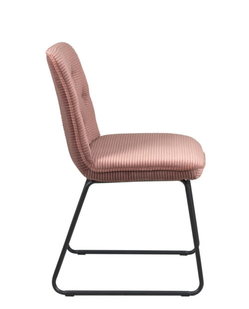 lot-de-2-chaises-salle-a-manger-cuisine-rembourree-tissu-rayures-rose-matelasse lot-de-2-chaises-salle-a-manger-cuisine-rembourree-tissu-rayures-rose-matelasse