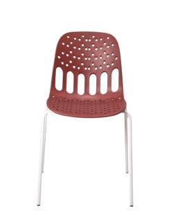 chaise-cuisine-moderne-design-pied-metal-blanc-assise-rouge-kio