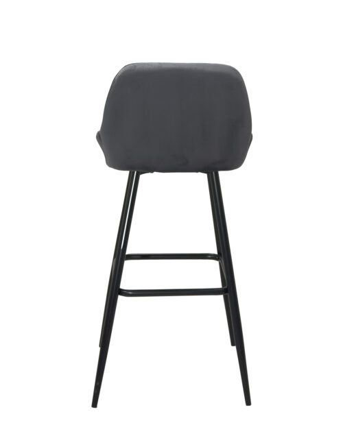 lot-de-2-chaises-de-bar-design-velours-gris-pieds-métal-68-cm lot-de-2-chaises-de-bar-design-velours-gris-pieds-métal-68-cm