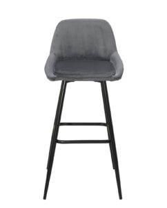 lot-de-2-tabourets-de-bar-velours-gris-pieds-métal-68-cm-mira