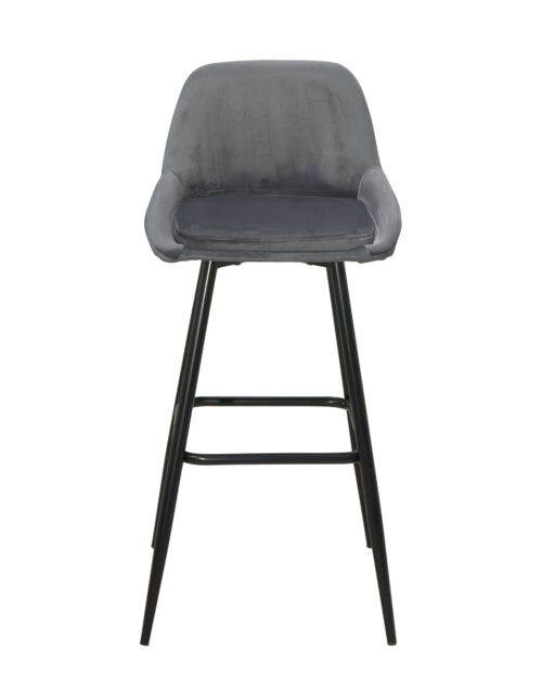 lot-de-2-tabourets-de-bar-velours-gris-pieds-métal-68-cm-mira lot-de-2-tabourets-de-bar-velours-gris-pieds-métal-68-cm-mira