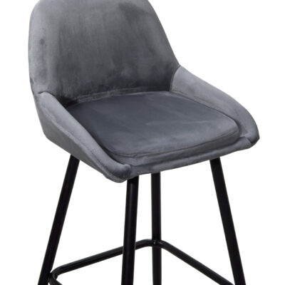 tabouret-de-bar-assise-confortable-design-velours-gris-kayelles-mira
